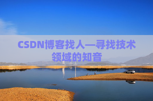 CSDN博客找人—寻找技术领域的知音